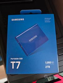 Samsung T7 ssd esterno 2TB - nuovo sigillato