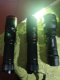 3 torce led 