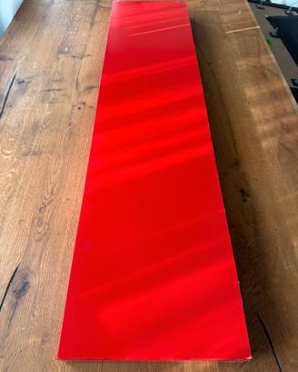IKEA LACK mensola rossa vintage 110x26 + staffa