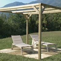 PERGOLA IN LEGNO +4 STAFFE