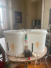 Due fermentarori birra e accessori