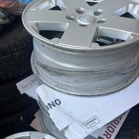 4 CERCHI IN LEGA 7,5 X 17 " JEEP WRANGLER ORI jk