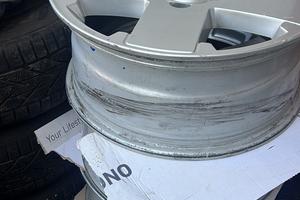 4 CERCHI IN LEGA 7,5 X 17 " JEEP WRANGLER ORI jk