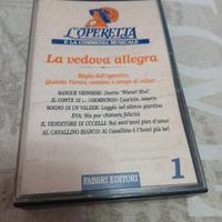 L'OPERETTA MUSICASSETTA LA VEDOVA ALLEGRA FABBRI 