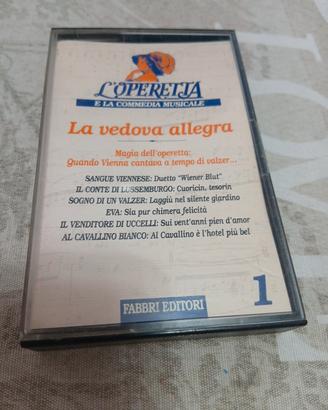 L'OPERETTA MUSICASSETTA LA VEDOVA ALLEGRA FABBRI 