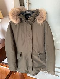 PARKA DONNA WOOLRICH VERDE COME NUOVO
