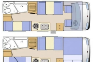 Camper mansardato LAIKA ECOVIP 3L