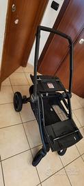 Carrello passeggino gemellare peg perego team