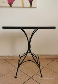 Tavolo Nero in ferro