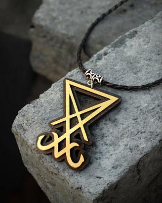 Collana Gotica Sigillo di Satana, esoterico