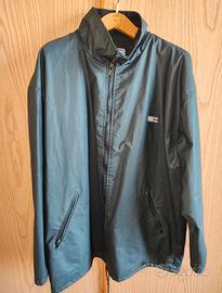 Giacca nera impermeabile, taglia M