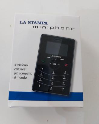 Miniphone V1 La Stampa Cellulare Vintage ANNO 2000