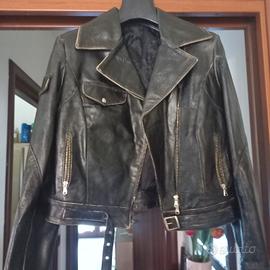 giubbino biker chiodo donna