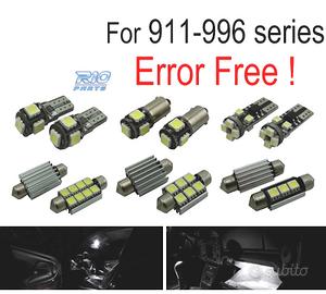 KIT 10 LAMPADE LED INTERNE PER PORSCHE 911 996 CAR