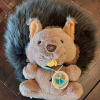 Peluche mascotte dei Campionati sci nordico  1991