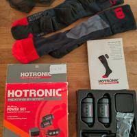 Calzini riscaldati con batteria