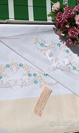 lenzuolo singolo puro cotone vintagei pelle d'uovo