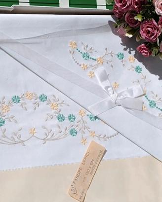lenzuolo singolo puro cotone vintagei pelle d'uovo