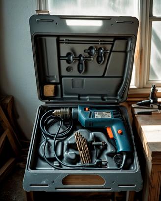 Kit trapano+punte+chiave+valigetta