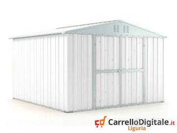 Box struttura lamiera Acciaio 327x307cm bianco