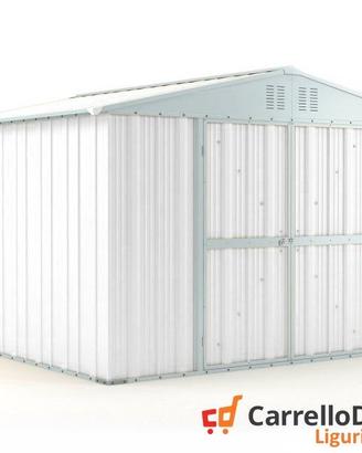 Box struttura lamiera Acciaio 327x307cm bianco