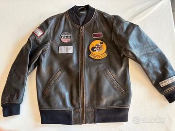 Avirex uomo bomber ma1 pelle Tomcatters