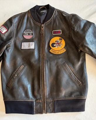 Avirex uomo bomber ma1 pelle Tomcatters