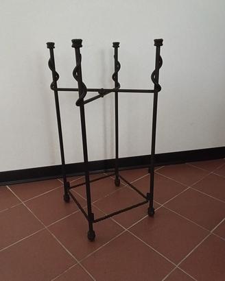 base per tavolino ferro battuto