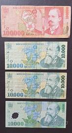 Set Baanconote Lei Romania (1998-2000l