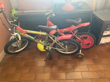2 biciclette bambino