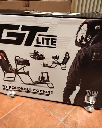 Postazione pieghevole per simulatori di guida