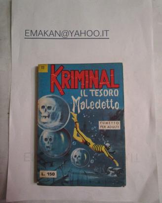 KRIMINAL N 11 CORNO/ IL TESORO MALEDETTO