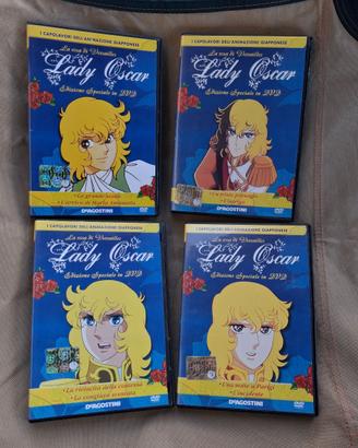4 DVD Lady Oscar ed. De Agostini