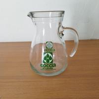 Caraffa vetro  pubblicitaria vintage