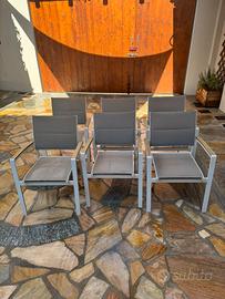Set sedie da giardino