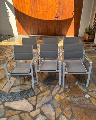 Set sedie da giardino