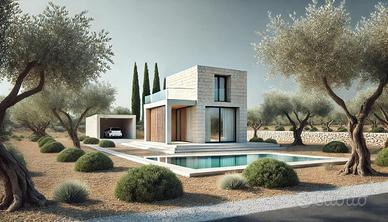 Uliveto con terreno edificabile