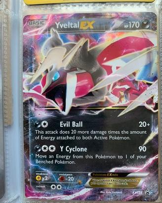Pokemon card yveltal ex xy eng