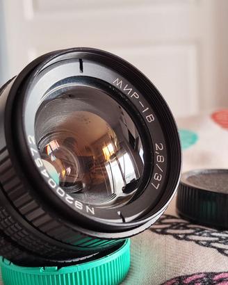 Zenit MIR 37-1B, Obiettivo M42 USSR DIAFR CONTINUI