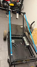 Carrello porta kart elettrico