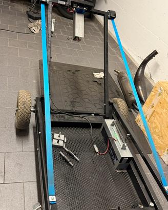 Carrello porta kart elettrico