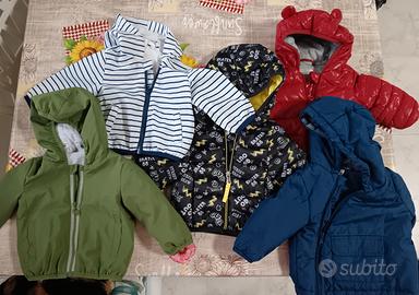 Giubbottini neonato 3-6 mesi 