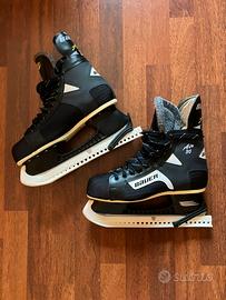 Pattini hockey ghiaccio Bauer Air 30 42,5 vintage