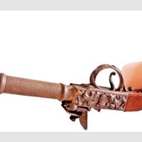 Una meravigliosa pistola antica