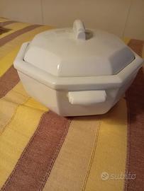 Porcelaine bianche de Limoges - zuppiera biscottie