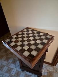 VENDUTO scacchiera in legno e marmo