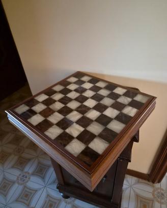 VENDUTO scacchiera in legno e marmo