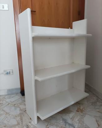 2 librerie pensili in legno 