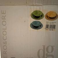 DeaGourmet - Nero&Colore set 6 pezzi - 3 posti
