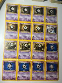 Lotto Set Vintage Pokémon Unown (1995-2001)